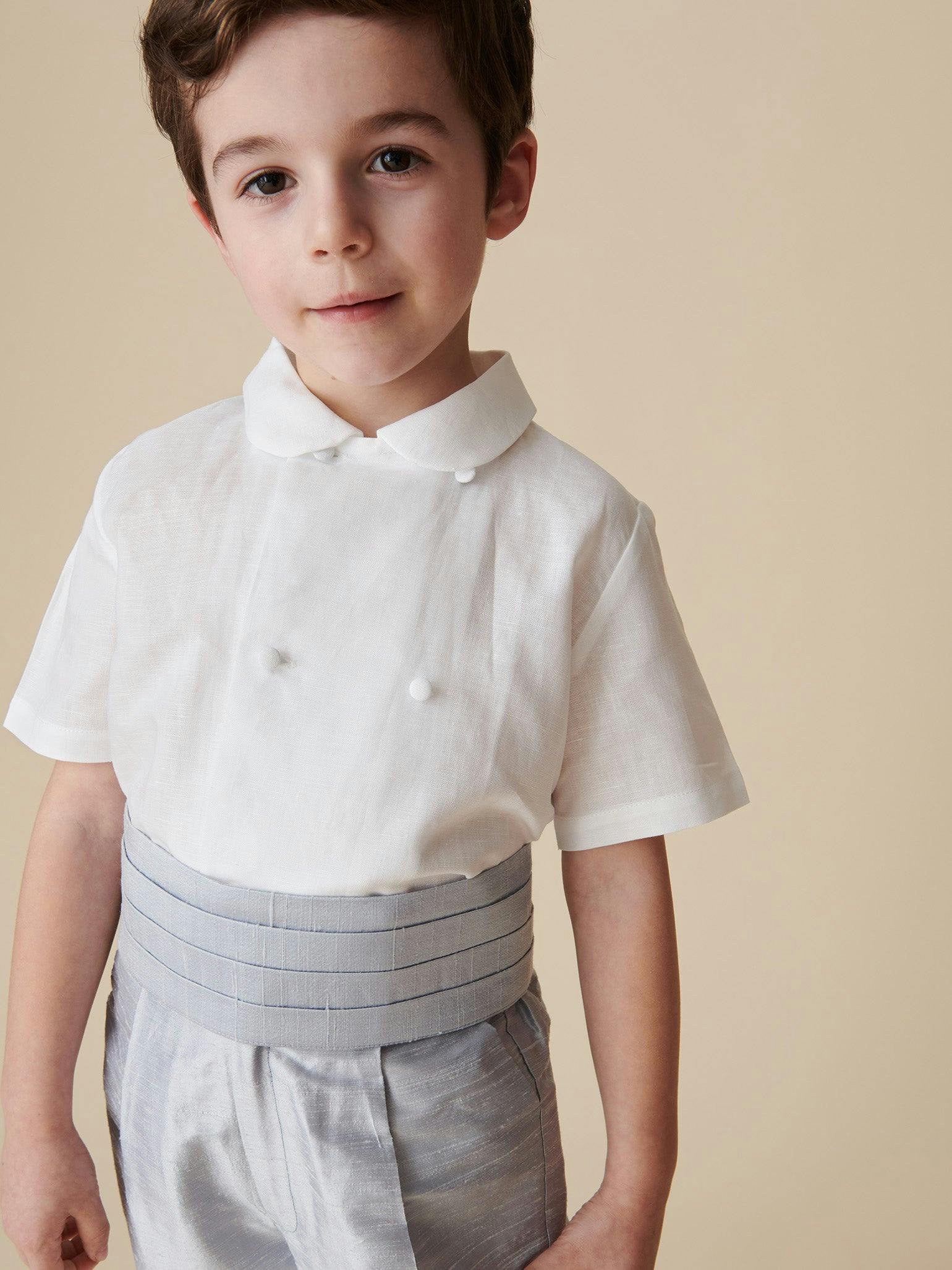 Light Blue Lupino Silk Boy Knickerbocker