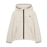 Beige Lightweight Hooded Set