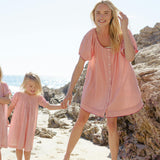womens dusty rose coverup