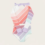 Coral Sea Rainbow Two Piece Long Sleeve