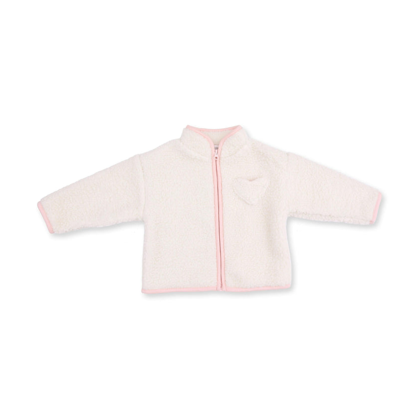 Sherpa - Zip Jacket With Lining Pink