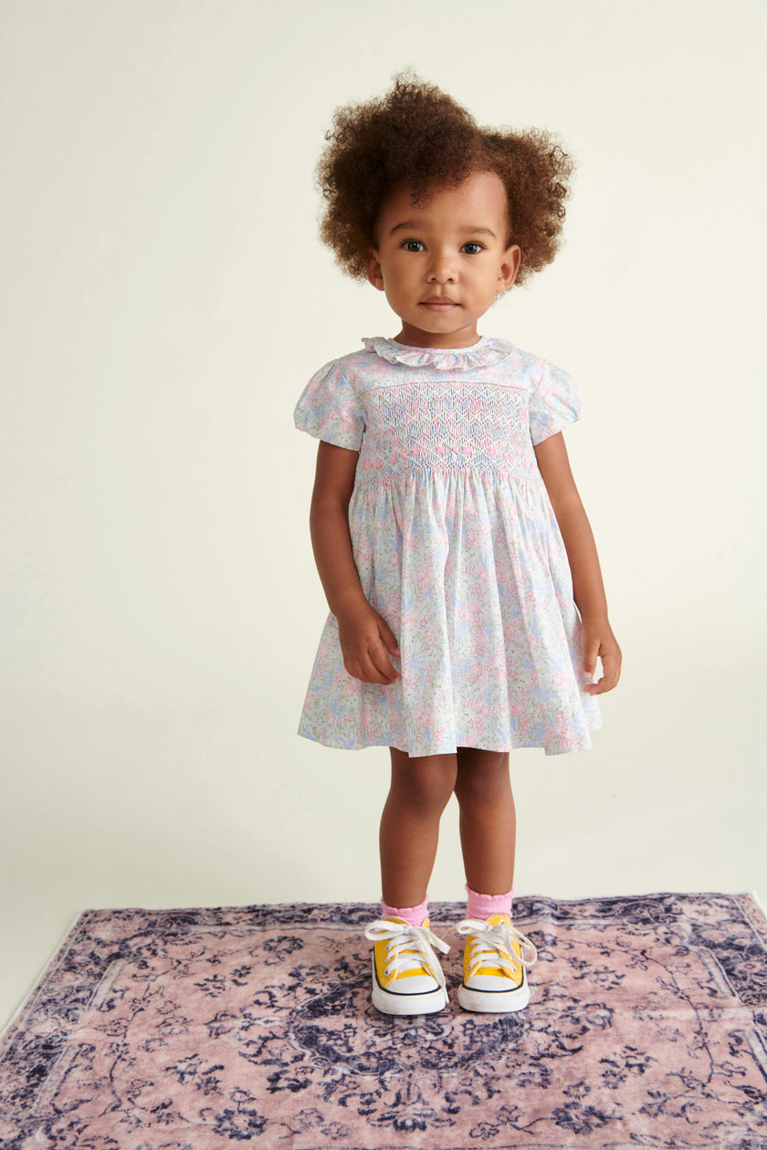 Hand-Smocked Baby Dress