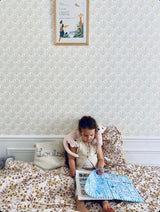 Papier peint MARACAS coloris Beige