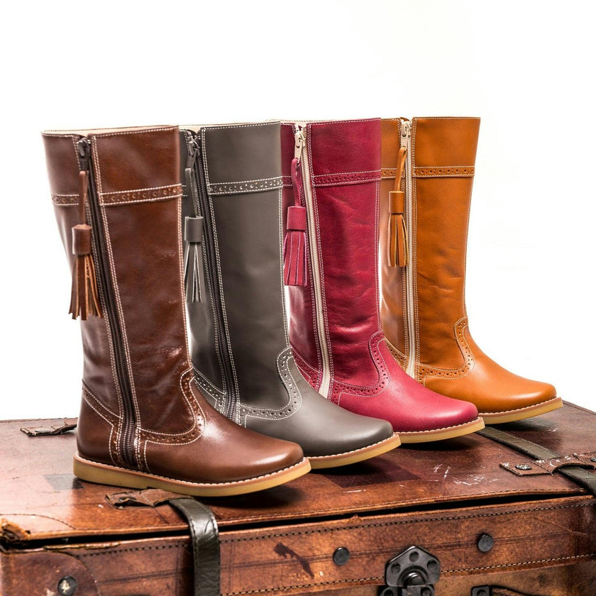 Elephantito Riding Boot | Brown Leather