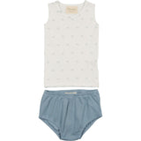 Boys Sleeveless Onesie & Bloomers Set