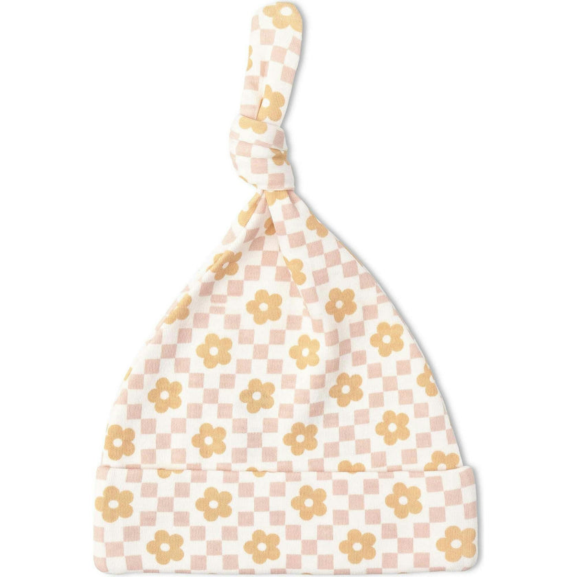 Organic Swaddle Blanket & Hat Set
