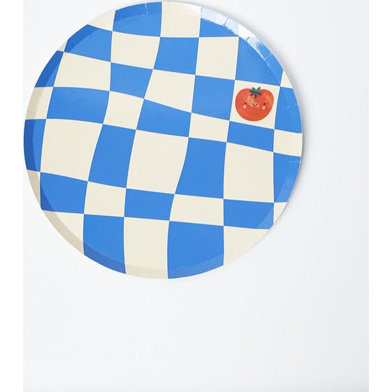 Little Chef Checkered Dinner Plates