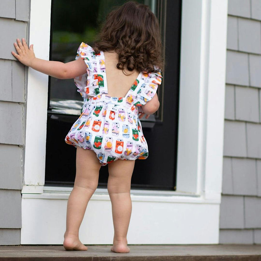 Bubble Romper in Soda Pop