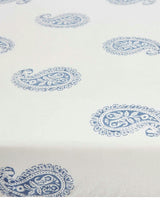 Block-Printed Cotton Fitted Crib Sheet