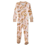 CRUZ Snug Fit Footed Baby Girls Pajamas