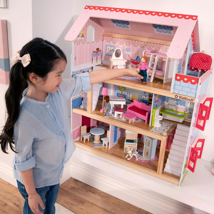 Chelsea Doll Cottage Wooden Dollhouse