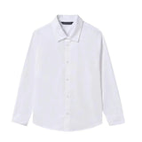 Boys White Long Sleeve Shirt