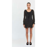 The Bridget Dress - Black Polka Dot