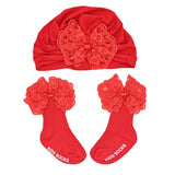 Red Lace Bow Gift Set