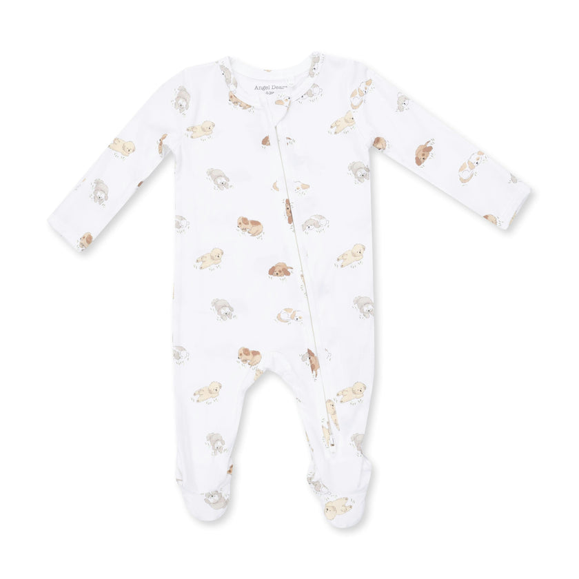 Puppy Snuggle Club - 2 Way Zipper Footie