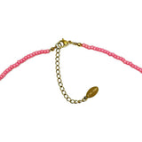 Love Pink Bead Necklace