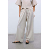 Melissa Woman Pant Palazzo Sand Vigore