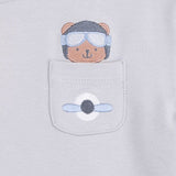 Vintage Airplane Pilots - Drop Sleeve Sweatshirt