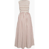 The Cosima Nap Dress - Rust Stripe