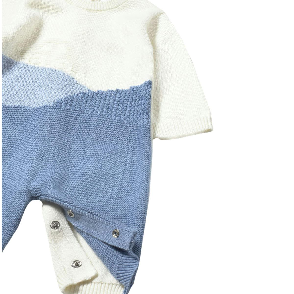 Newborn knitted romper