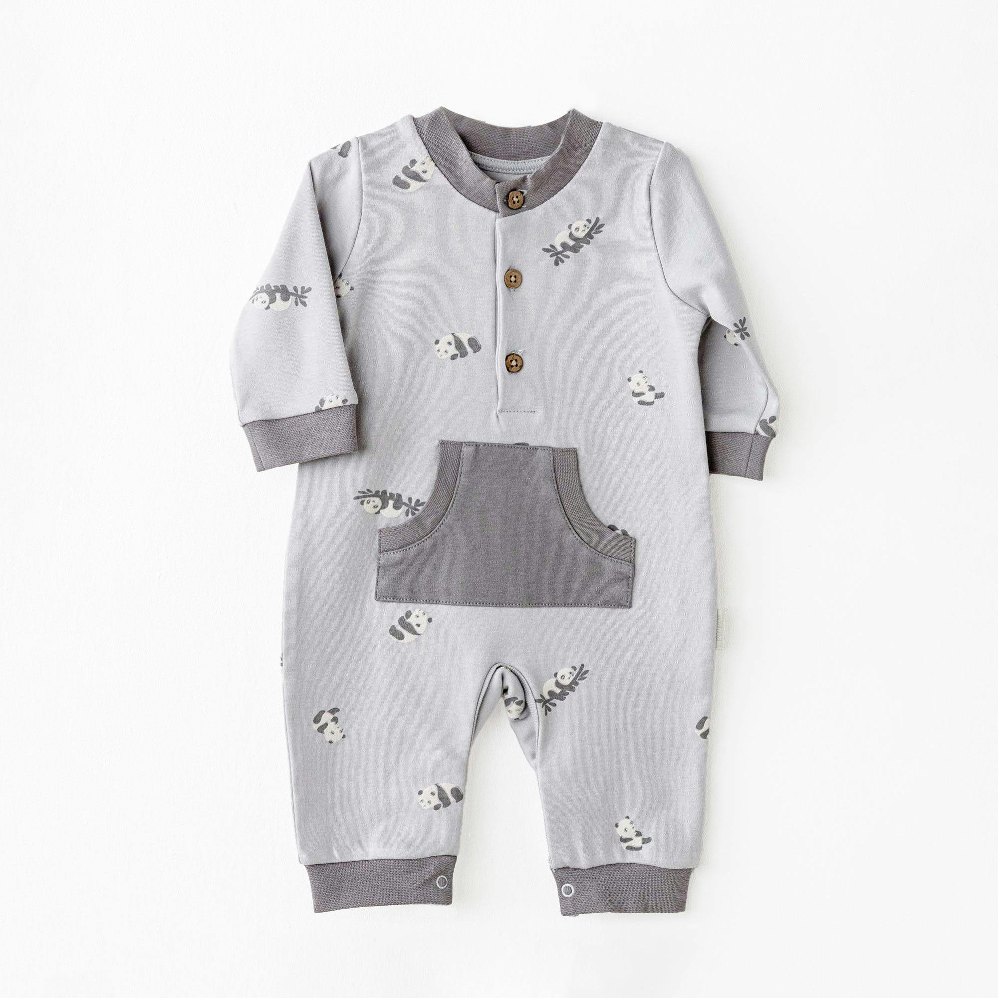 Panda Pocket Romper