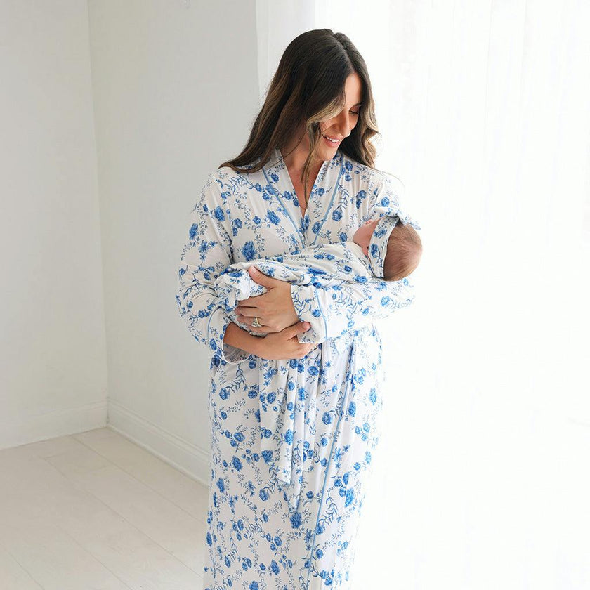 Hattie Picot Swaddle Headband Set