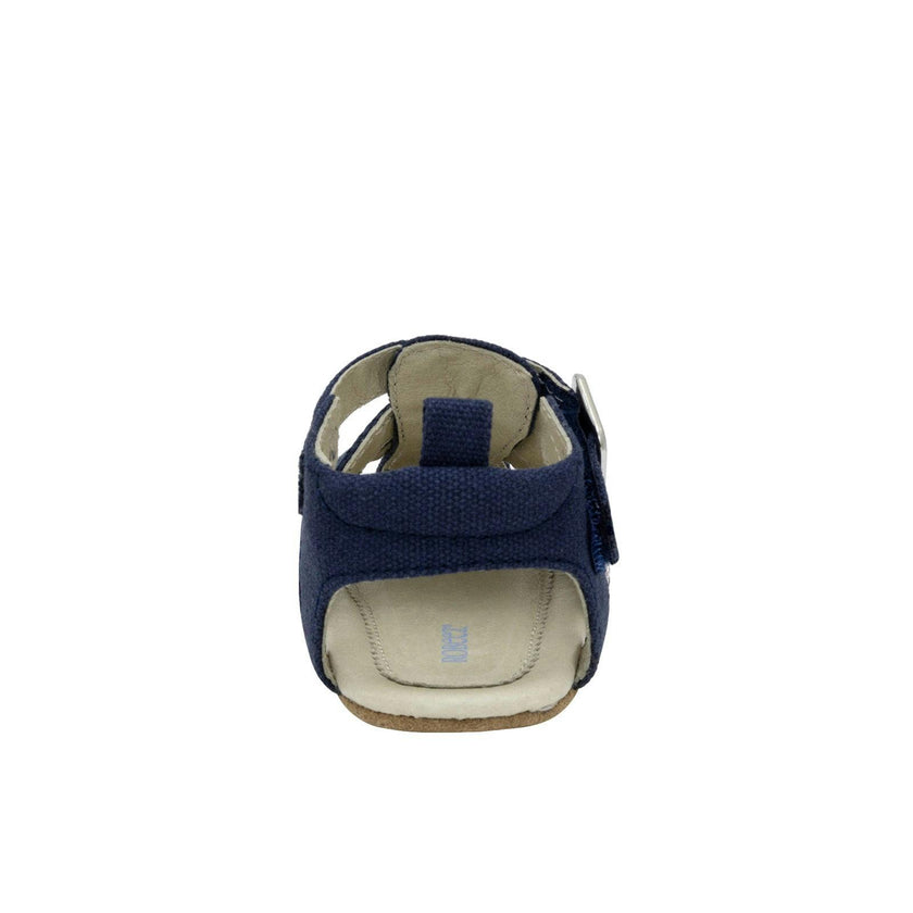 Stuart Navy Canvas Sandal