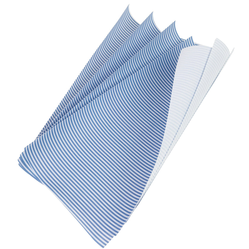 Applique Sheets in Navy Mini Stripe