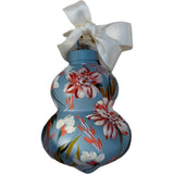 Frosted Blue Dahlia Ornament