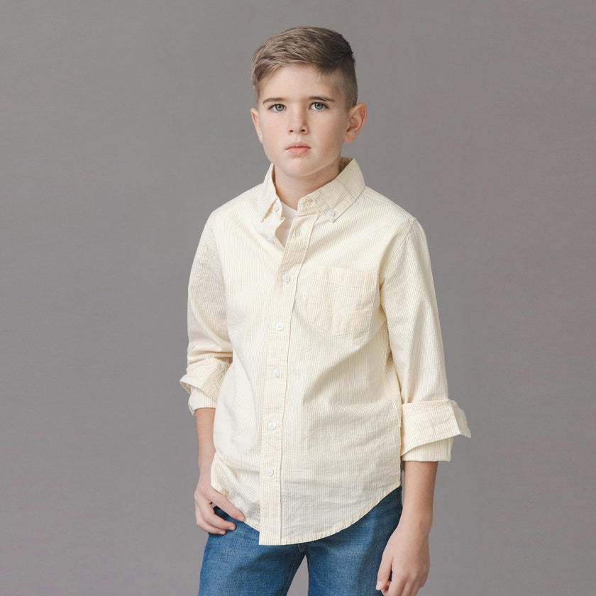 Organic Seersucker Shirt