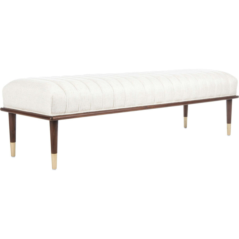 Flannery Mid-Century Bench