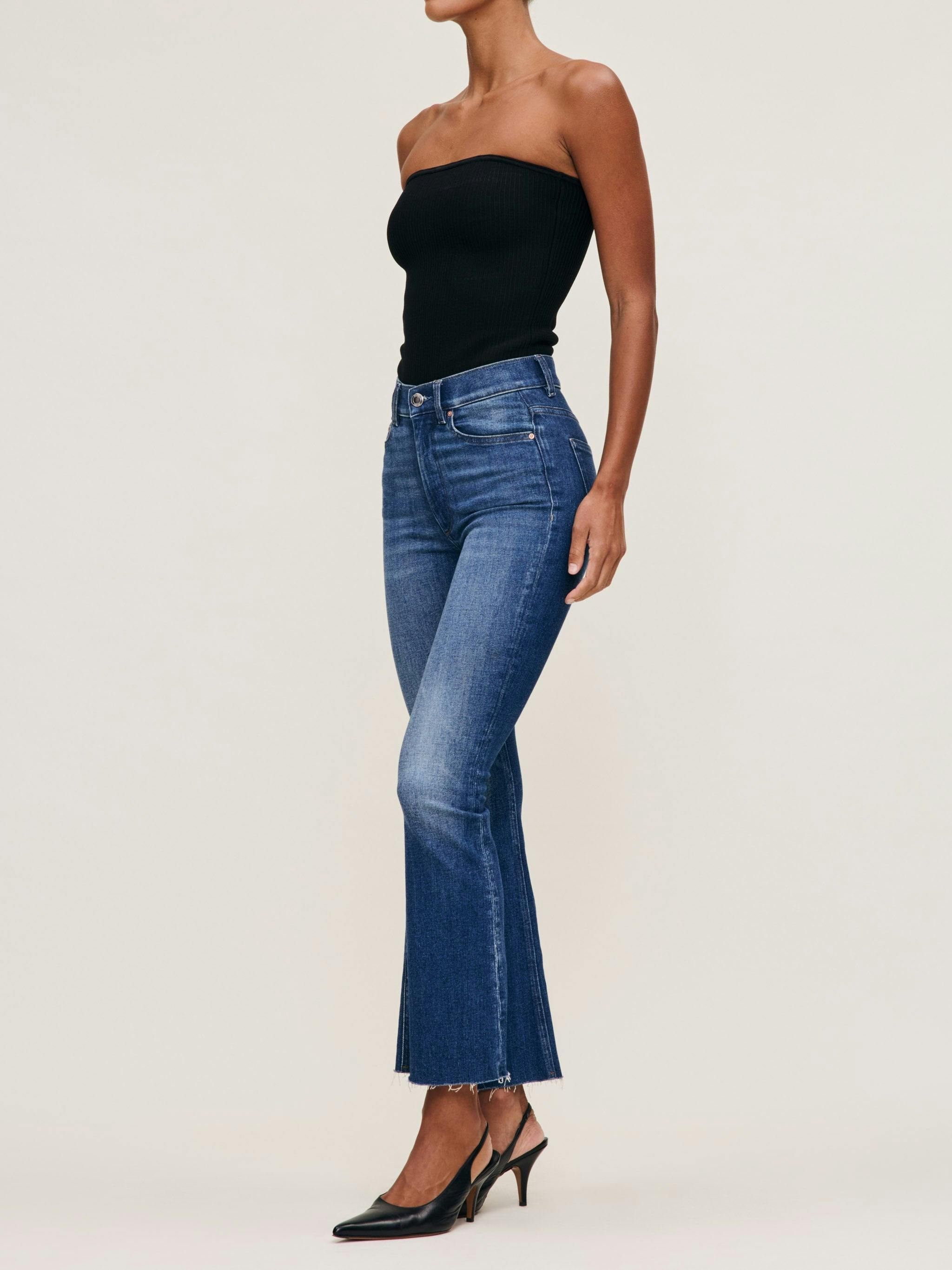 Bridget Boot High Rise Instasculpt Crop Jeans | Hulton
