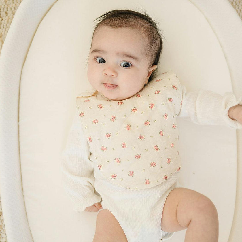 Signature Cotton Print Bib