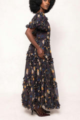 Layla Dress in Winter Floral