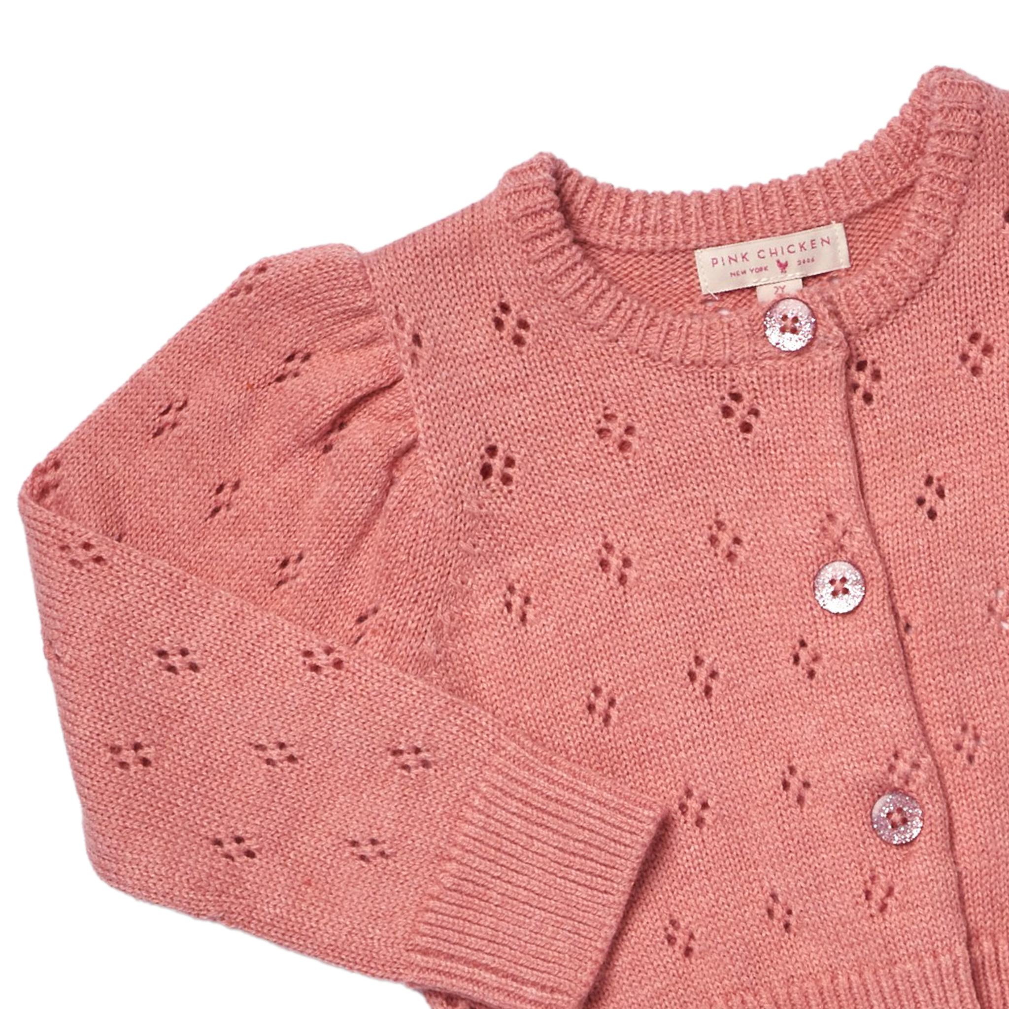 Baby Girls Connie Sweater - Pink