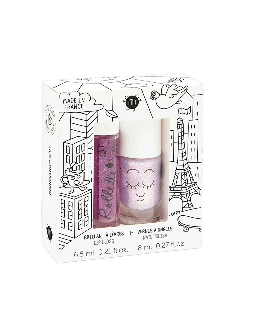 Nail Polish and Lip Gloss Set for Kids LOVELY CITY