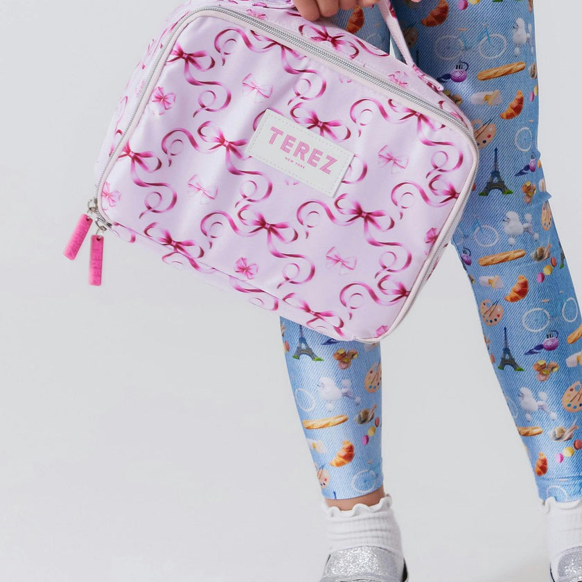 Girls 2-Way Zipper Handle Lunchbox