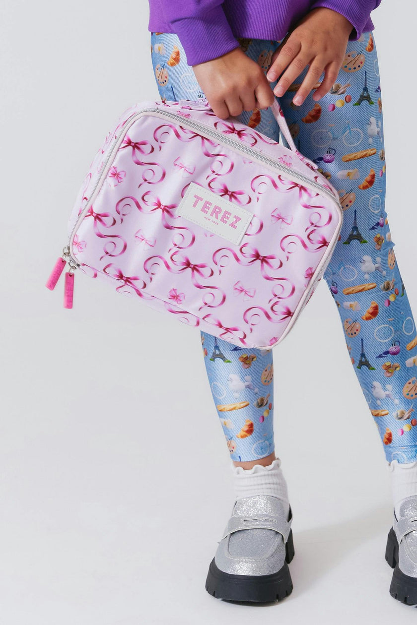 Girls 2-Way Zipper Handle Lunchbox