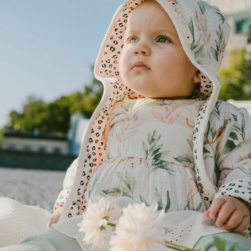 Muslin Tunic And Pointelle Leggings Set