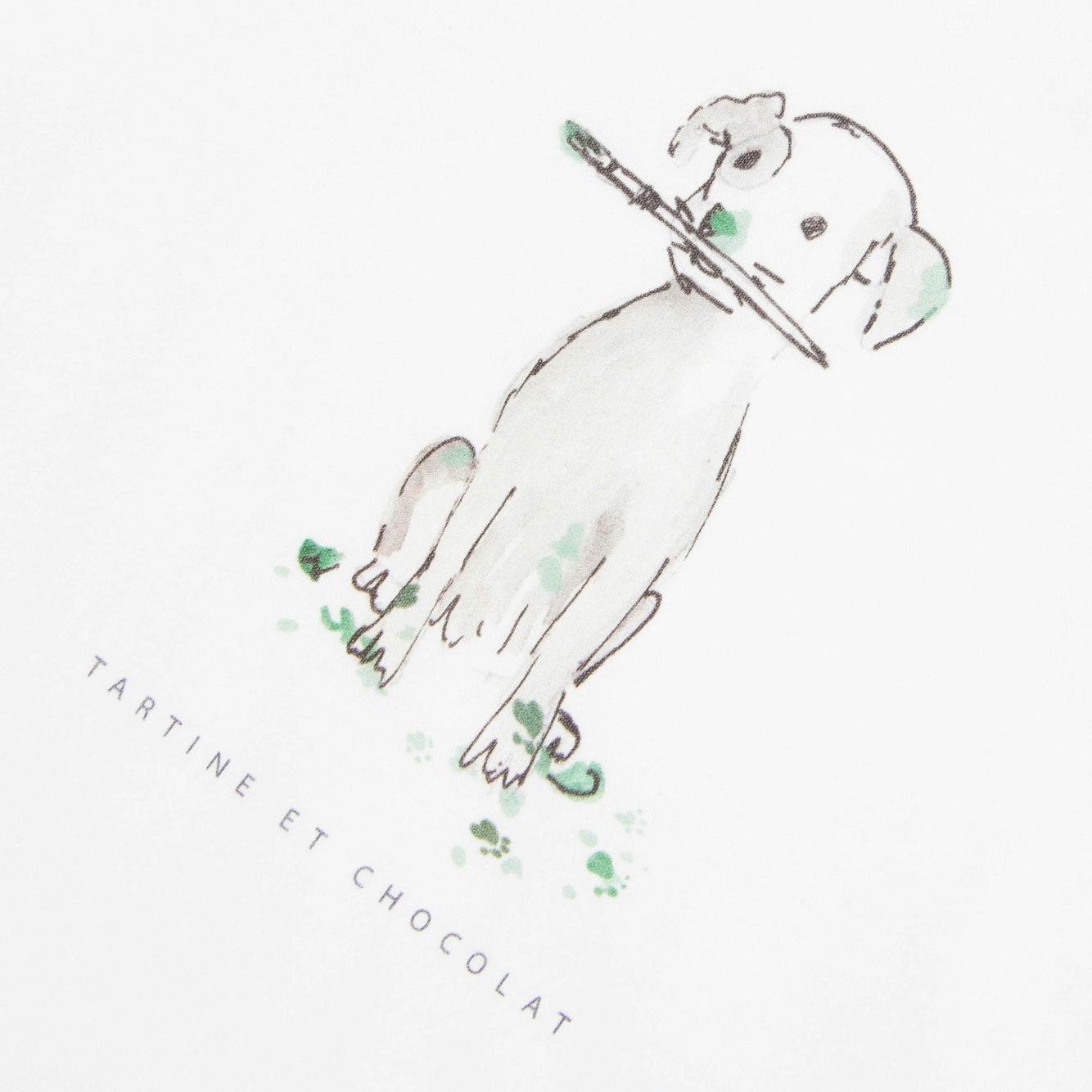 TARTINE ET CHOCOLAT Painter Puppy Baby T-shirt