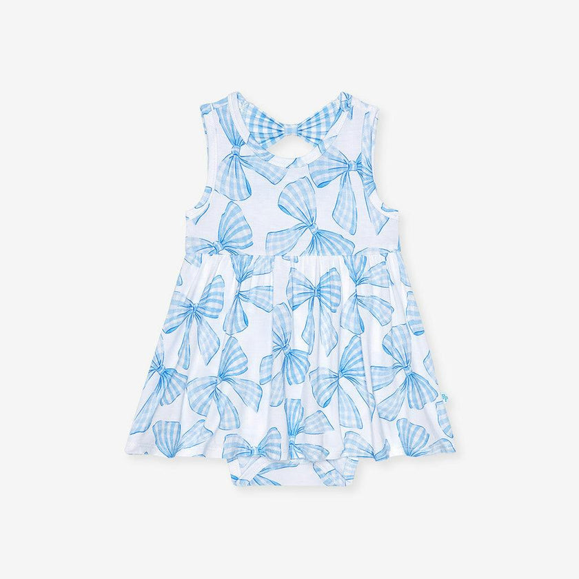 Edda Bow Back Bodysuit Dress