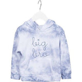 big bro + "big sis" Supersoft Marble Tie Dye Hoodie