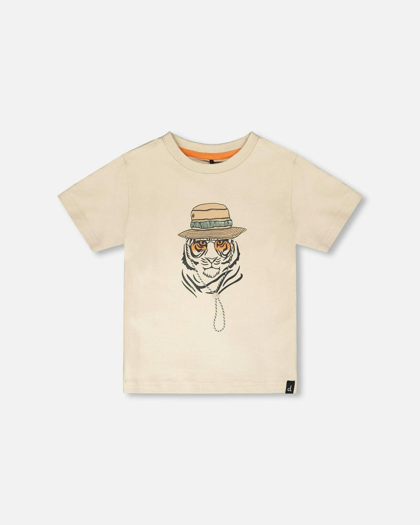Organic Cotton Short Sleeve T-Shirt Off White