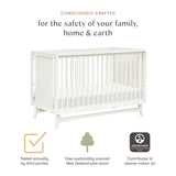 Babyletto Peggy 3-in-1 Convertible Crib with Toddler Bed Conversion Kit