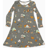 Trick or Treaters Bamboo Girls' Long Sleeve Dress