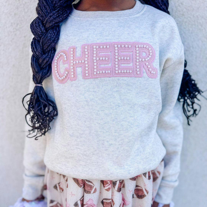 Cheer Pearl Patch Sweatshirt