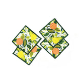 Citrus Print Cocktail Napkins