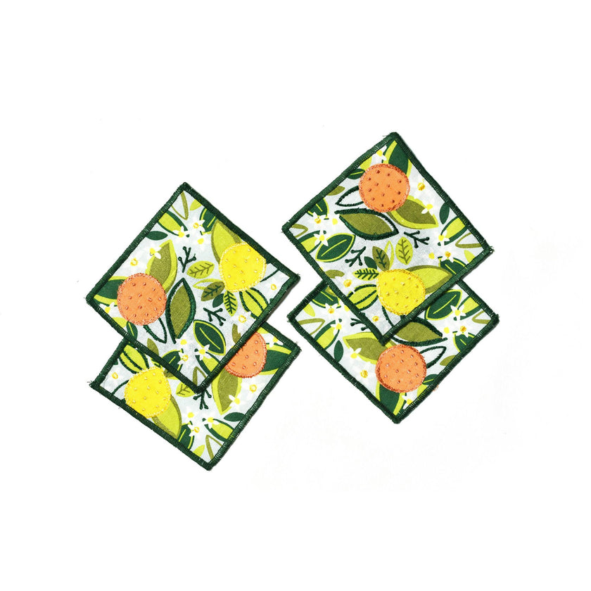 Citrus Print Cocktail Napkins