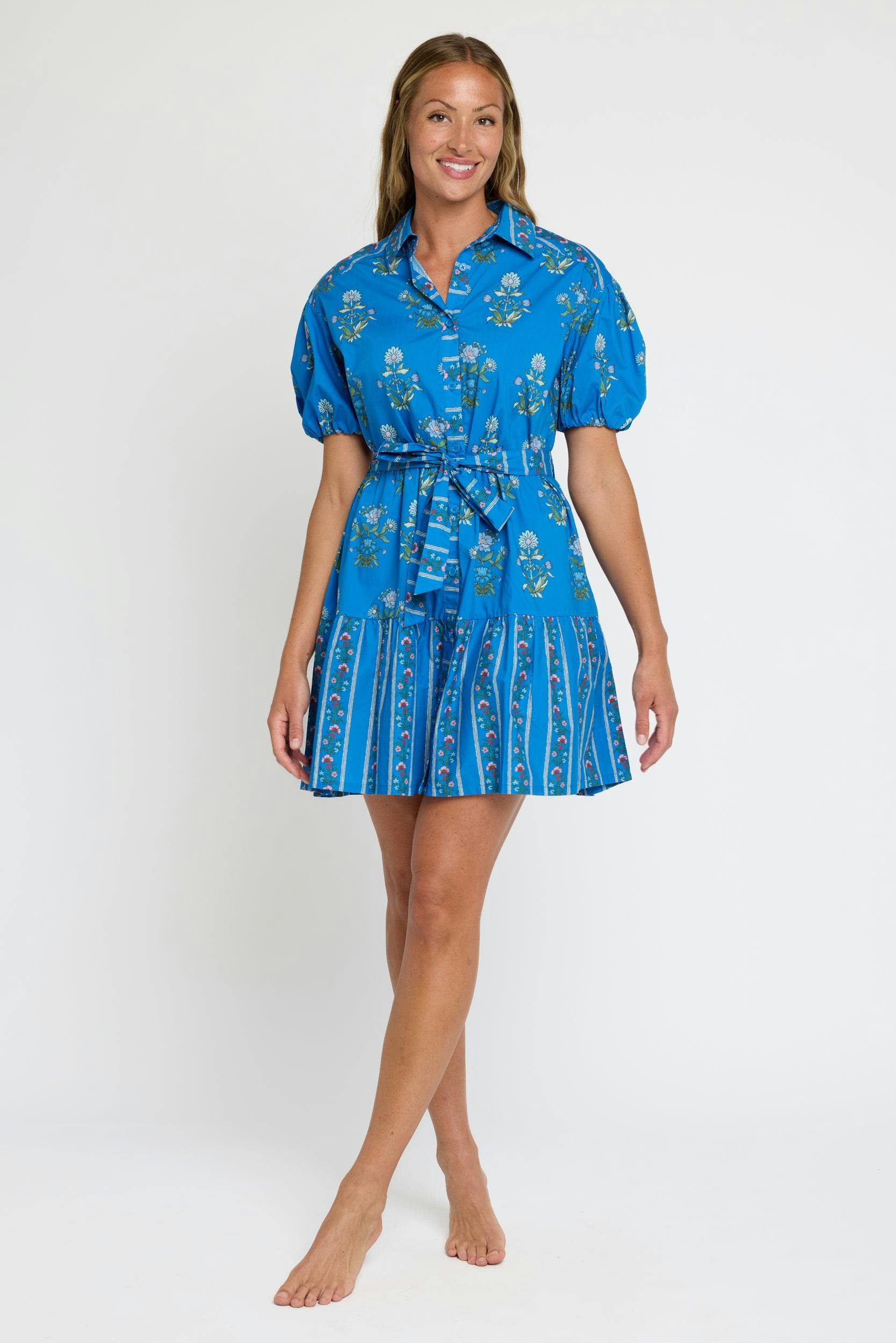 Becky Mini Dress in Party on Prairie