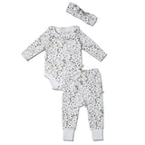 Organic Ruffle Onesie & Pants Set